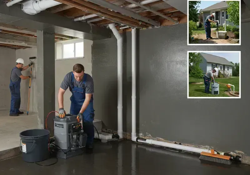 Basement Waterproofing and Flood Prevention process in Camanche, IA